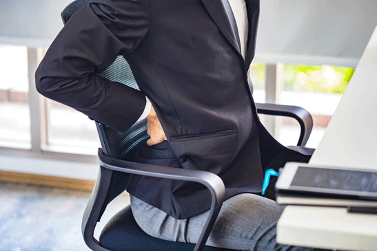 Back pain in the workplace